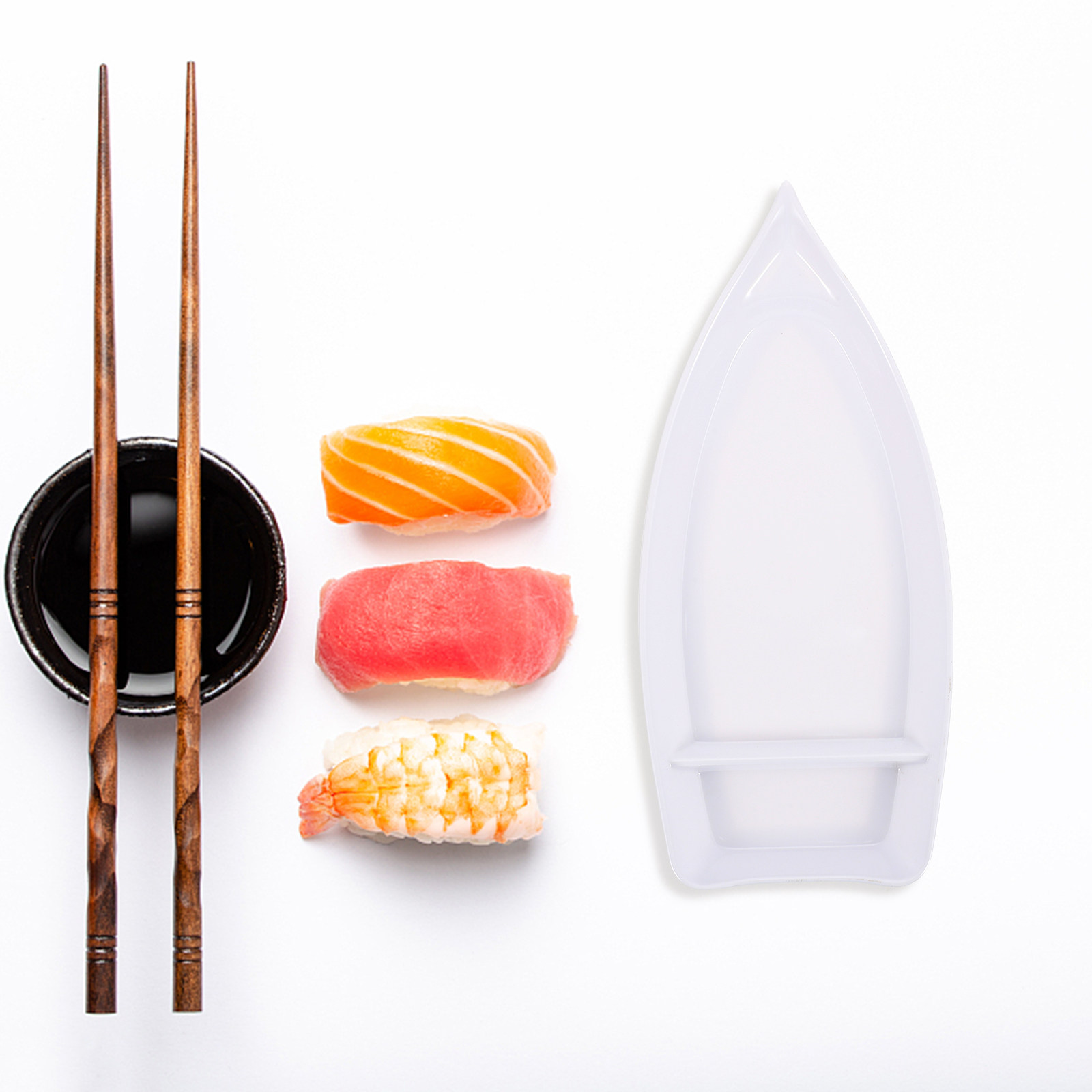 Japanese Food Lifestyle - Boat Shaped Sushi Plate Long Service