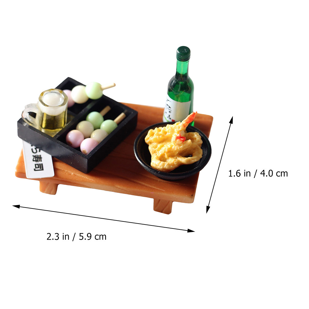 3Pcs Mini Sushi Realistic Deco - Japanese Lifestyle Japanese review and price