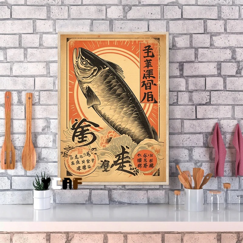 Vintage Japanese Food Poster C - Japanese Food Lifestyle review and price